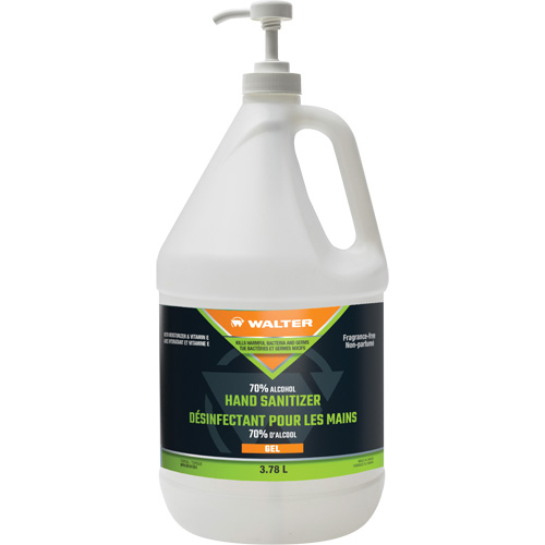 Gel Hand Sanitizer, 3.78 L, Jug, 70% Alcohol Auto Electric Service Ltd.