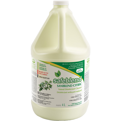 CITRIC Peppermint Oil Disinfectant Cleaner, 4 L, Jug Auto Electric Service Ltd.