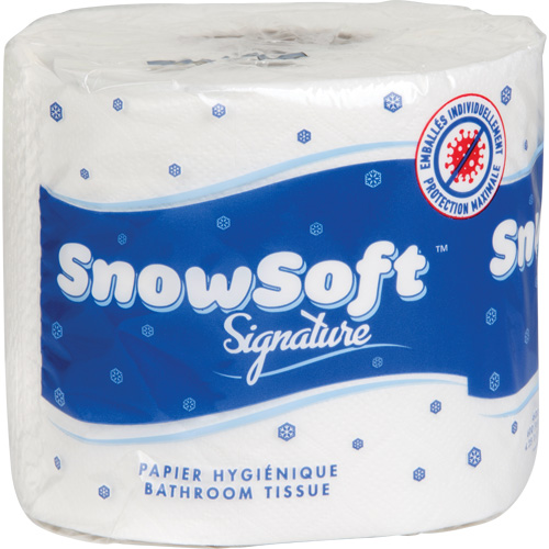 Papier hygi&eacute;nique de premi&egrave;re qualit&eacute; Snow Soft, 2 Pli, 600 Feuilles/Rouleu, Longueur 145', Blanc Auto Electric Service Ltd.