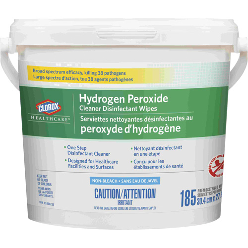 Lingettes d&eacute;sinfectantes et nettoyantes &agrave; base de peroxyde d'hydrog&egrave;ne Healthcare, 185 lingettes Auto Electric Service Ltd.