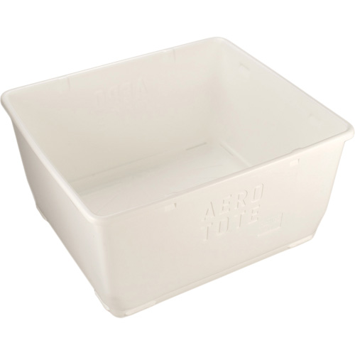 Bac Aero-Tote avec vidange, Plastique, Blanc Auto Electric Service Ltd.
