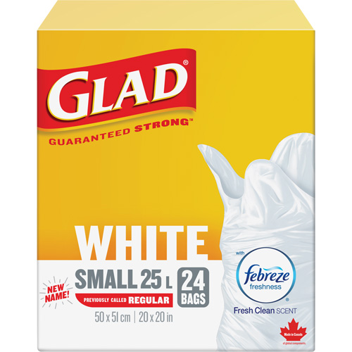 Small 25L Febreze Garbage Bags, Regular, 20" W x 20" L, White Auto Electric Service Ltd.