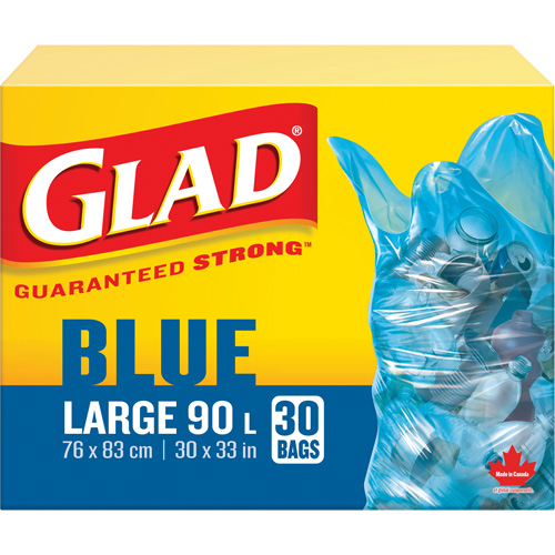 45L Recycling Bags, Regular, 30" W x 33" L, Blue Auto Electric Service Ltd.