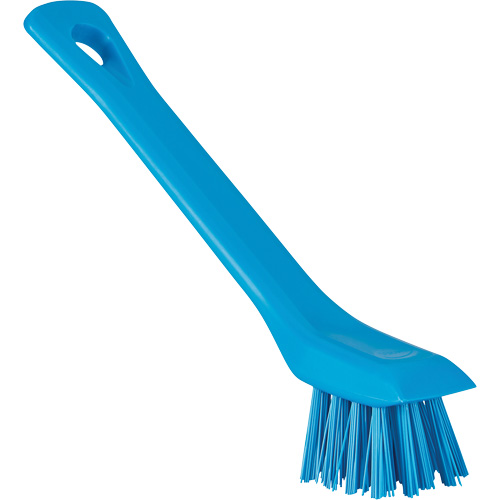 Brosse avec rebord grattoir, Soies Ferme, Longueur de 6", Bleu Auto Electric Service Ltd.