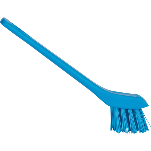 Brosse avec rebord grattoir, Soies Ferme, Longueur de 6", Bleu Auto Electric Service Ltd.