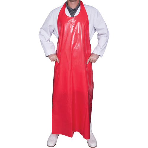 Tablier Top Dog de 6 mil, Polyur&eacute;thane, 45" lo x Rouge Auto Electric Service Ltd.
