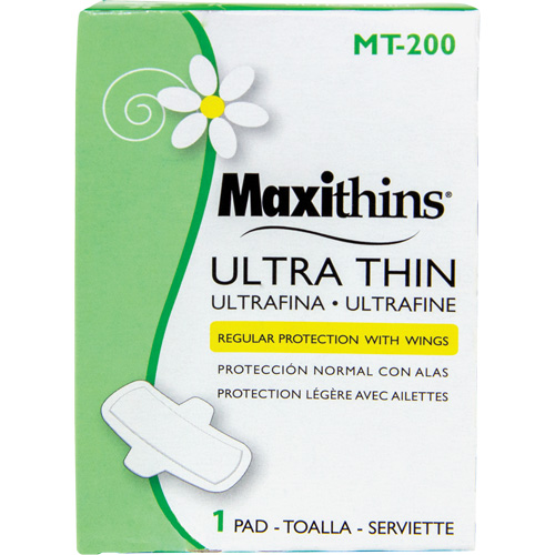 Serviettes Maxi Maxithins ultra minces avec ailes Auto Electric Service Ltd.
