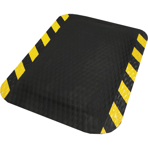 Tapis Hog Heaven, Losange, 2' x 3' x 5/8", Noir/Jaune, Nitrile Auto Electric Service Ltd.