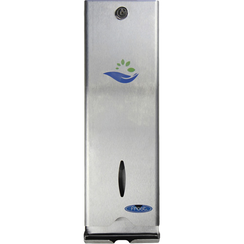 Distributeur commercial/au d&eacute;tail de tampons hygi&eacute;niques gratuits, mont&eacute; sur surface Auto Electric Service Ltd.