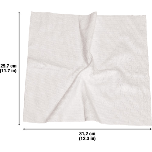 Chiffons lavables pour le nettoyage, Microfibre, Blanc Auto Electric Service Ltd.