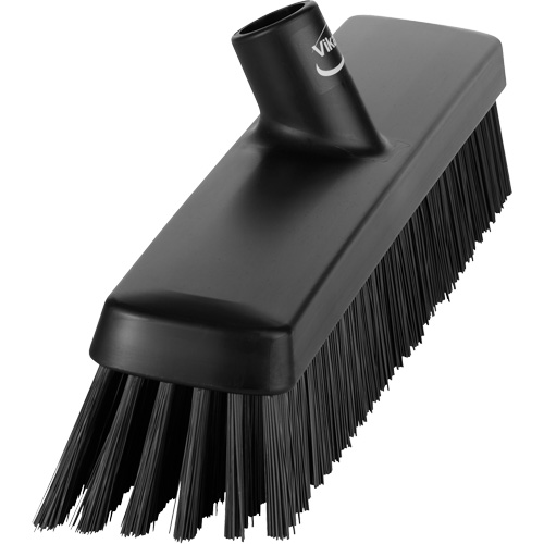 Push Broom Head, Fine/Stiff Bristles, 16-1/2", Polyester/Polypropylene, Black Auto Electric Service Ltd.