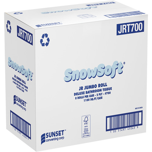 Papier hygi&eacute;nique de luxe Snowsoft, Rouleau G&eacute;ant, 2 Pli, Blanc Auto Electric Service Ltd.