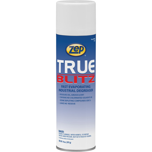 D&eacute;graissant industriel &agrave; &eacute;vaporation rapide True Blitz, 14 oz, Canette a&eacute;rosol Auto Electric Service Ltd.
