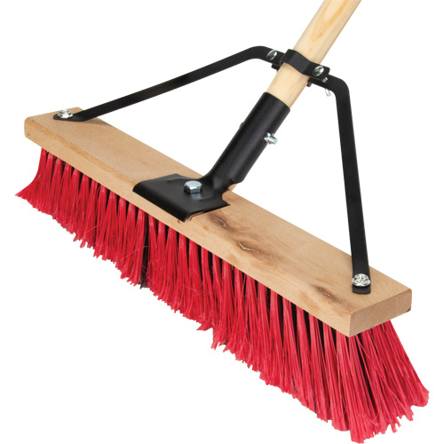 Balai-brosse &agrave; manche renforc&eacute;, 18", Moyen, Soies PVC Auto Electric Service Ltd.