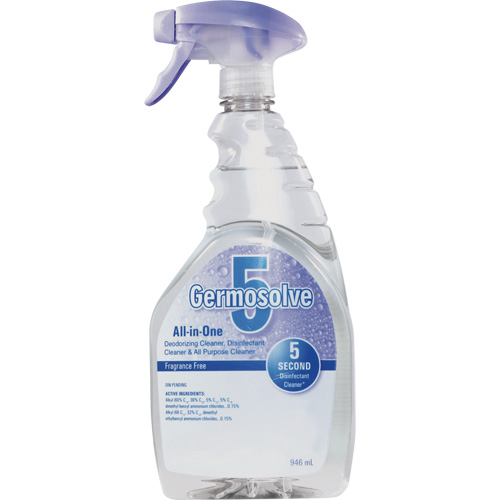D&eacute;sinfectant et d&eacute;sodorisant Germosolve 5, 946 ml, Bouteille &agrave; g&acirc;chette Auto Electric Service Ltd.