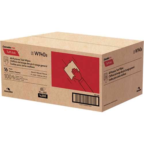 PRO Tuff-Job&reg; Teat Wipes, All-Purpose, 10-1/4" L x 9-1/8" W Auto Electric Service Ltd.