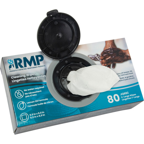 X-Large Cleaning Wipes, 80 Wipes, 8" x 8" Auto Electric Service Ltd.