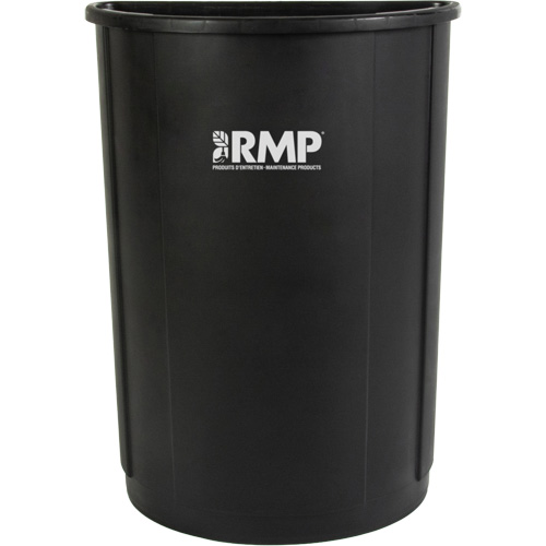 Half-Round Garbage Bin, Polyethylene, 21 US gal. Auto Electric Service Ltd.