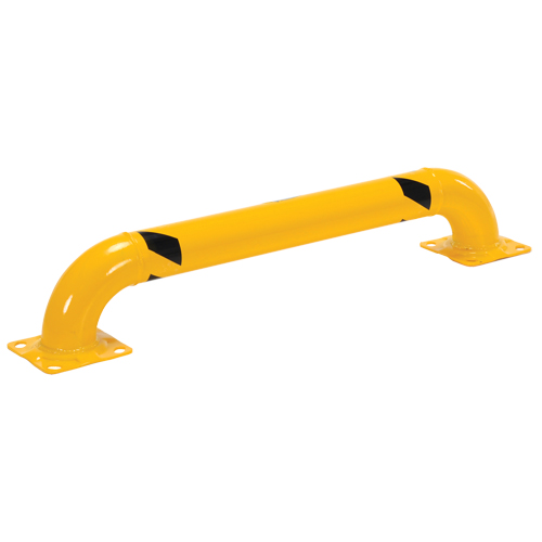 Low Profile Rack Guards, 4' W x 0.75' H, Yellow Auto Electric Service Ltd.