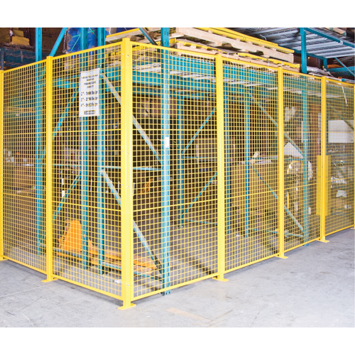Wire Mesh Partition Components - Universal Posts, 10-1/4' H Auto Electric Service Ltd.