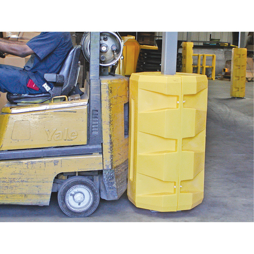 Protecteurs de colonne, Ouverture int&eacute;rieure 14" x 14", 31" lo x 31" la x 42" h, Jaune Auto Electric Service Ltd.