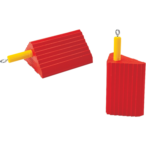 General Purpose Wheel Chocks, Polyurethane, Orange, 10" W x 8-1/2" D x 5" H Auto Electric Service Ltd.
