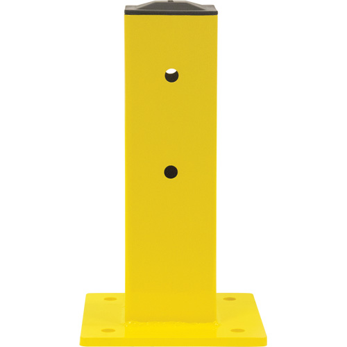 Poteau pour barri&egrave;re de s&eacute;curit&eacute;, Acier, 5" lo x 17" h, Jaune s&eacute;curit&eacute; OSHA Auto Electric Service Ltd.