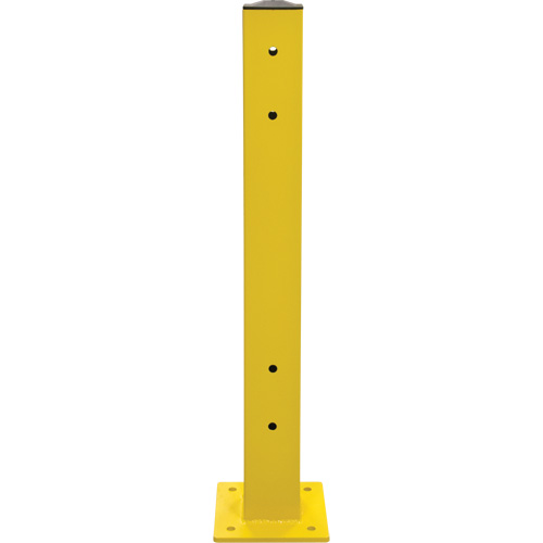 Poteau double pour barri&egrave;re de s&eacute;curit&eacute;, Acier, 5" lo x 44" h, Jaune s&eacute;curit&eacute; OSHA Auto Electric Service Ltd.