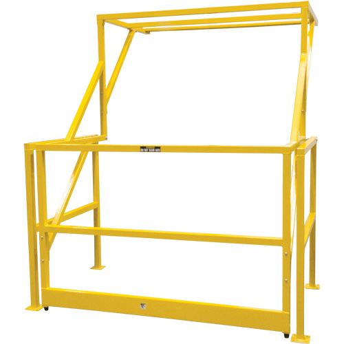 Barri&egrave;re de s&eacute;curit&eacute; pour mezzanine, 70" lo x 77" ha, 78" &eacute;lev&eacute;e, Jaune Auto Electric Service Ltd.