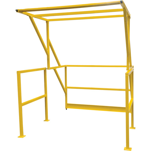 Barri&egrave;re de s&eacute;curit&eacute; pour mezzanine, 70" lo x 77" ha, 78" &eacute;lev&eacute;e, Jaune Auto Electric Service Ltd.