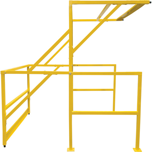 Barri&egrave;re de s&eacute;curit&eacute; pour mezzanine, 70" lo x 77" ha, 78" &eacute;lev&eacute;e, Jaune Auto Electric Service Ltd.