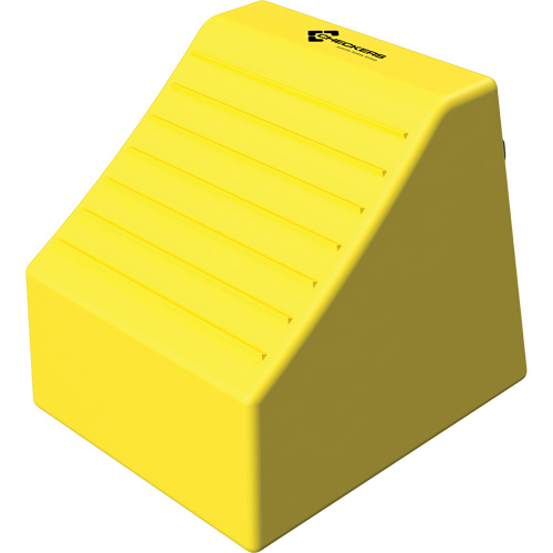 Checkers Safety Heavy-Duty Ultra Class Mining Wheel Chock without Bracket, HDPE, Yellow, 14-1/2" W x 17-1/2" D x 16" H Auto Electric Service Ltd.