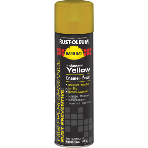 V2100 System Enamel Spray Paint, Industrial Yellow, Gloss, 15 oz., Aerosol Can Auto Electric Service Ltd.
