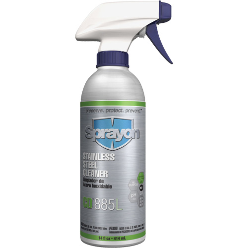 CD885 Stainless Steel Cleaner, 14 oz./414 ml, Trigger Bottle Auto Electric Service Ltd.