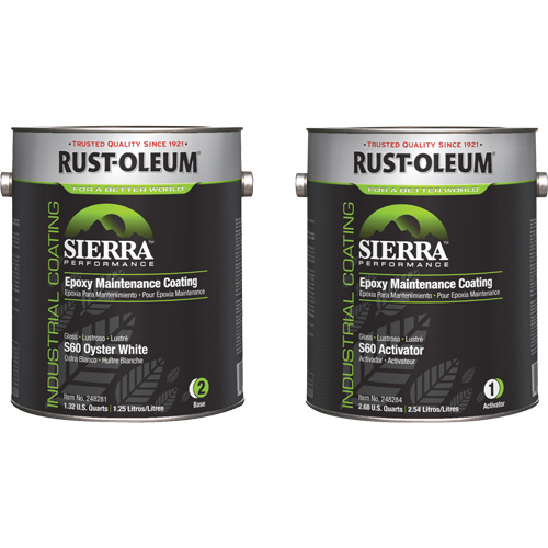 Sierra S60 Water-Based Epoxy Maintenance Coating Kit, Gallon, White Auto Electric Service Ltd.