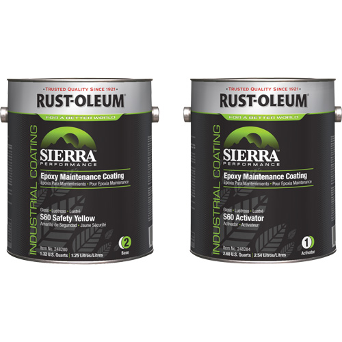 Sierra S60 Water-Based Epoxy Maintenance Coating Kit, Gallon, Yellow Auto Electric Service Ltd.
