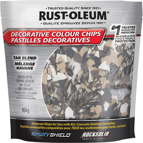 Decorative Colour Chips, 474 g, Bag, Tan Blend Auto Electric Service Ltd.