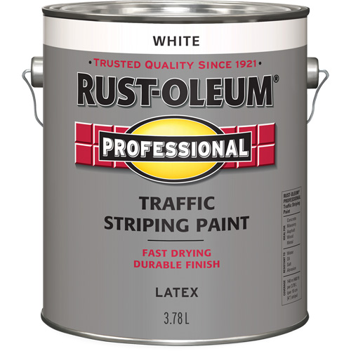 Traffic Striping Paint, White, 3.78 L, Jug Auto Electric Service Ltd.