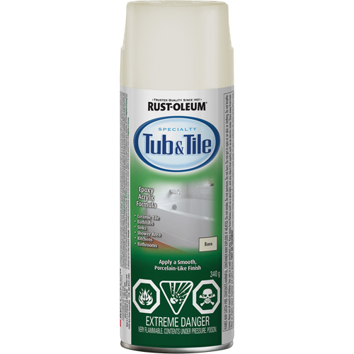 Peinture en a&eacute;rosol sp&eacute;cialis&eacute;e pour baignoires et carreaux, Canette a&eacute;rosol, Os Auto Electric Service Ltd.