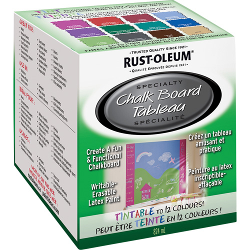 Peinture sp&eacute;cialis&eacute;e pour tableau noir, 824 ml, Trousse, Base &agrave; teinter Auto Electric Service Ltd.