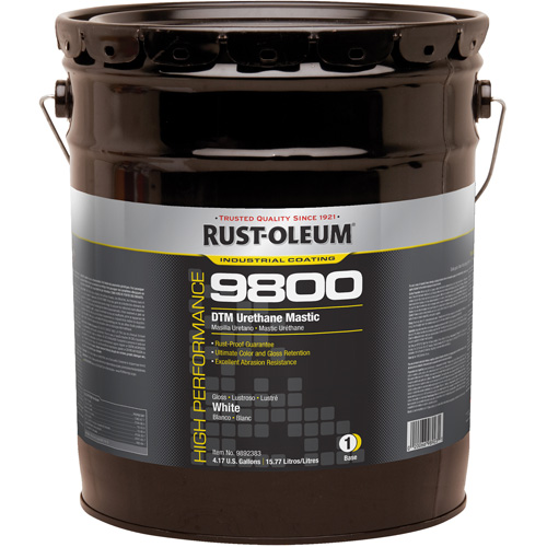 Syst&egrave;me de mastic &agrave; lur&eacute;thane 9800 DTM, 5 gal., Blanc, Tr&egrave;s brillant Auto Electric Service Ltd.