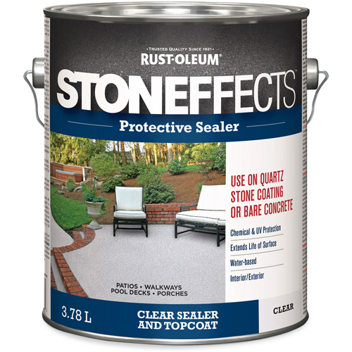 Stoneffects Protective Concrete Sealer, 3.78 L, Water-Based, Transparent, Clear Auto Electric Service Ltd.