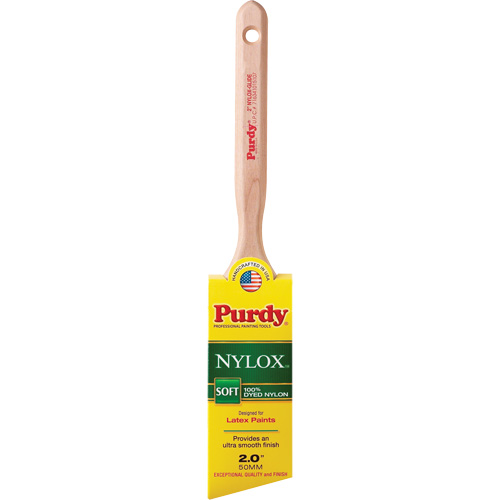 Pinceau Nylox Glide, Nylon, Manche Bois, Largeur de 2" Auto Electric Service Ltd.