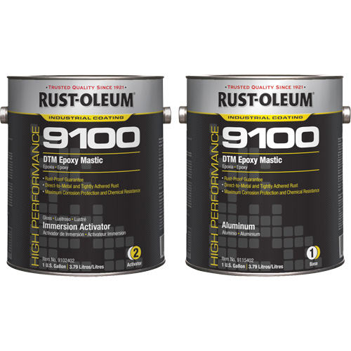 Ensemble de base et d'activateur pour mastic &eacute;poxy DTM du syst&egrave;me 9100, Aluminium, Gallon Auto Electric Service Ltd.