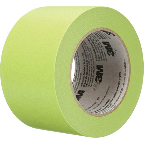 Industrial Painter's Tape 205, 72 mm (2-4/5") x 55 m (180'), Green Auto Electric Service Ltd.
