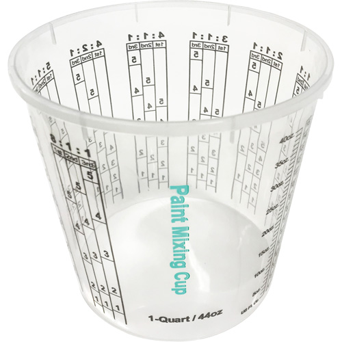 Gobelet en plastique pour m&eacute;lange de peinture, 1,25 L Auto Electric Service Ltd.