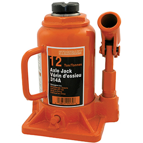 314A Bottle Jack, 12 tons, Manual Hydraulic, 13" Raised Height Auto Electric Service Ltd.