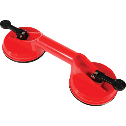 Manually Operated Hand Vacuum Cups - Double Handcup, 66 lbs. Capacity, 4-5/8", Lever, 13" Handle Length Auto Electric Service Ltd.