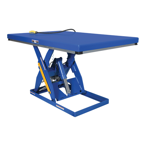Table &eacute;l&eacute;vatrice &agrave; ciseaux hydraulique, Acier, 72" lo x 48" la, Cap. 3000 lb Auto Electric Service Ltd.