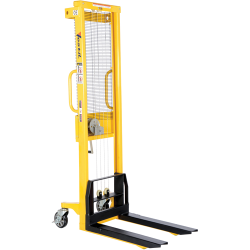 Manual Stacker, Hand Winch Operated, 770 lbs. Capacity, 60" Max Lift Auto Electric Service Ltd.